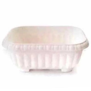 papamami Rectangle Plastic Pots NO.5 Japan กระถางปลูกต้นไม้สีขาว (10ใบ)