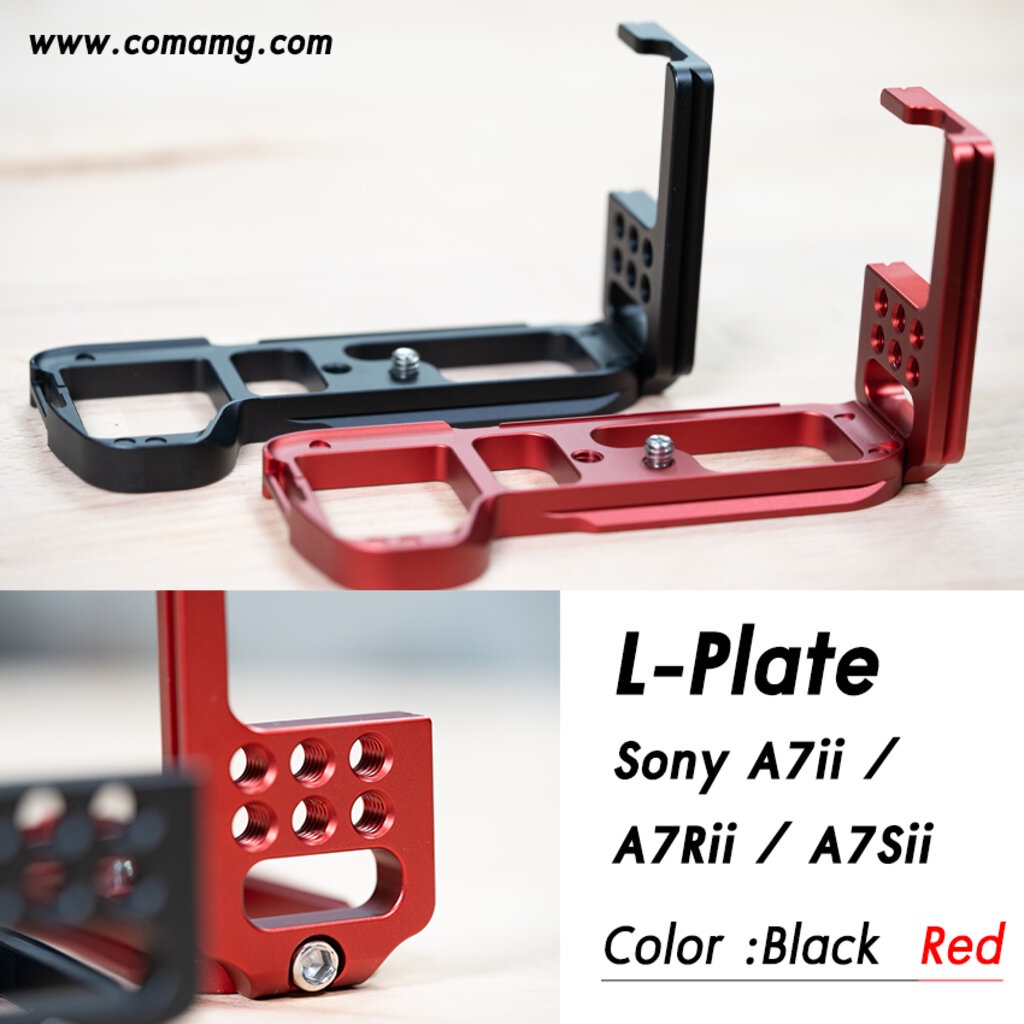 L-Plate Sony A7ii / A7Rii / A7Sii Camera Grip