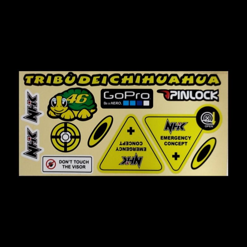 สติ๊กเกอร์ NHK HELMET VISOR