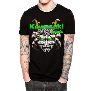 เสื้อผ้าผชเสื้อยืดแขนสั้นลําลอง พิมพ์ลาย Kawasaki Ninja Japan Motorcycle Biker Series ขนาดใหญ่ คุณภาพสูง แฟชั่นสําหรับผู