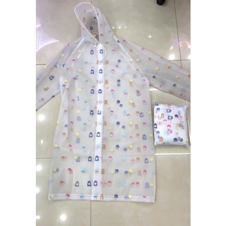 Kentoyshop 💦 ชุดกันฝนเด็ก เสื้อกันฝน วัสดุ EVA เกรด A พิมพ์ลายน่ารัก ☔️