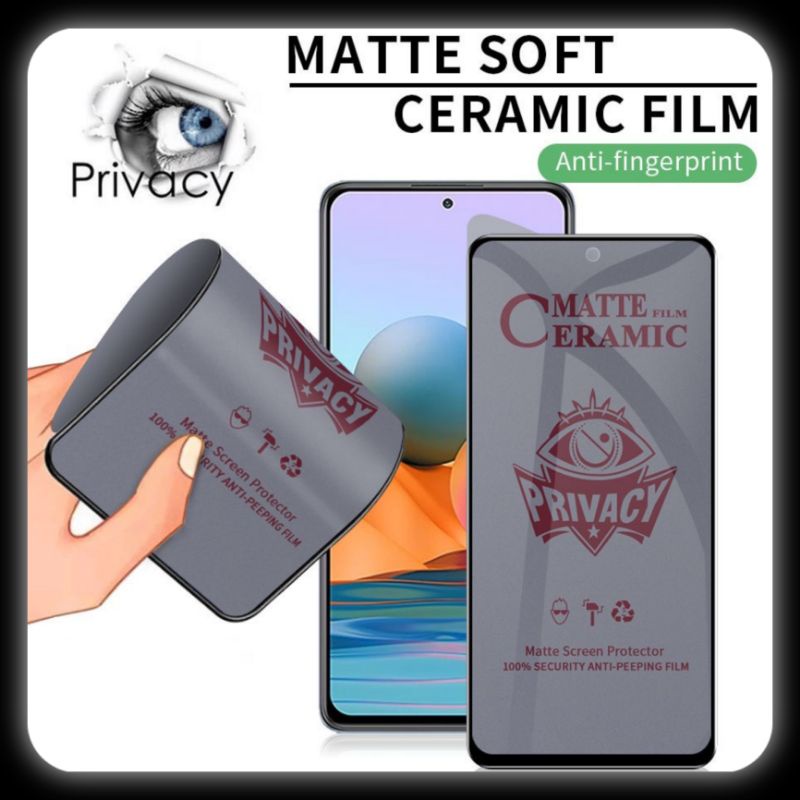 SPY CERAMIC MATTE PRIVACY VIVO Y21D Y35 Y12i Y15 Y17 Y20 Y21 Y21S Y12S Y20SG Y33 Y16 Y51 Y36 Y53S 20