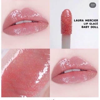 Beauty-Siam แท้ทั้งร้าน !! LAURA MERCIER LIP GLACE 0.5G. #BABY DOLL