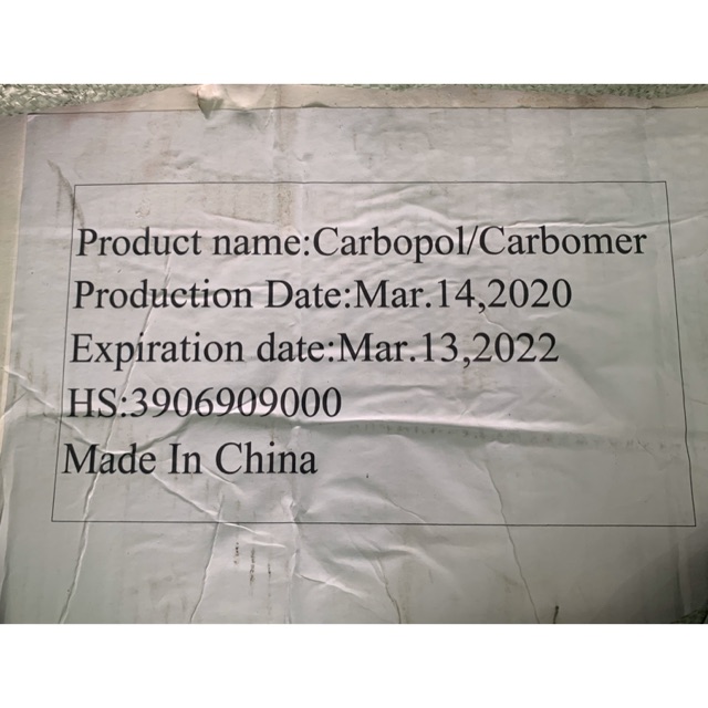 CARBOPOL 940 (คาร์โบพอล 940) สารสร้างเนื้อเจล พร้อมส่ง