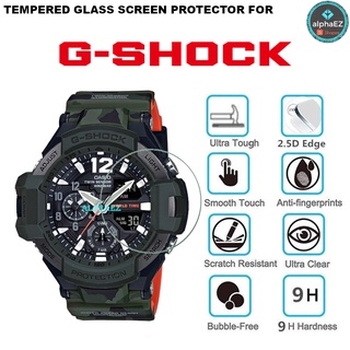 Casio G-Shock GA-1100SC-3 GRAVITYMASTER Series 9H ฟิล์มกระจกนิรภัยกันรอยหน้าจอ กันรอยขีดข่วน GA1100