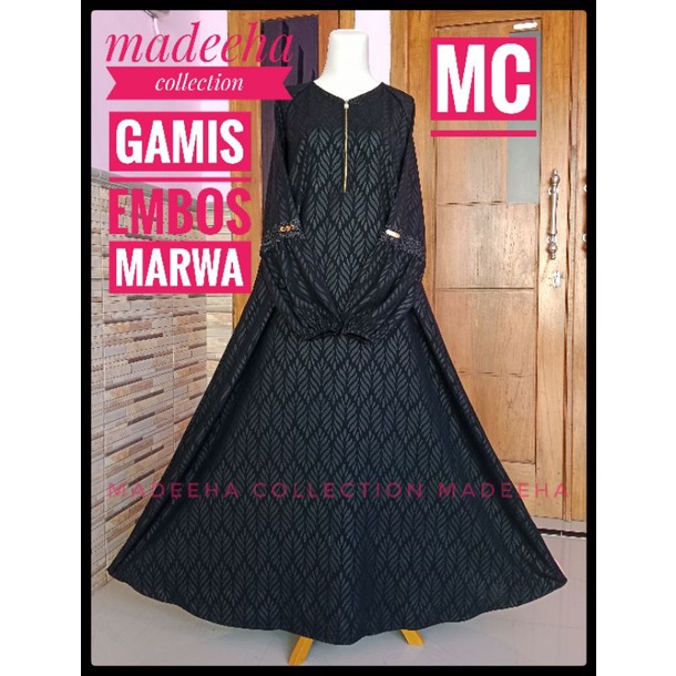 MARWA EMBOSED GAMIS, TEMBORO GAMIS, SYARI GAMIS, MASTUROH GAMIS, BLACK GAMIS, SAUDI ABAYA, SYARI ABA