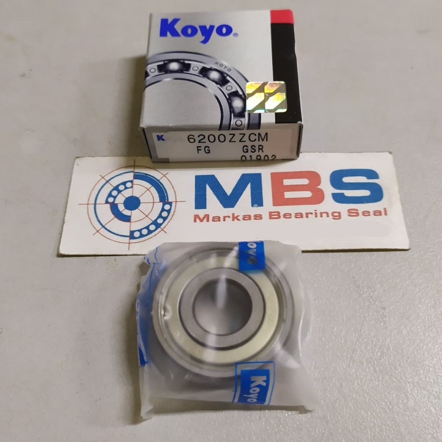 BEARING 6200 ZZ KOYO BRAND ORIGINAL JAPAN 6200ZZ