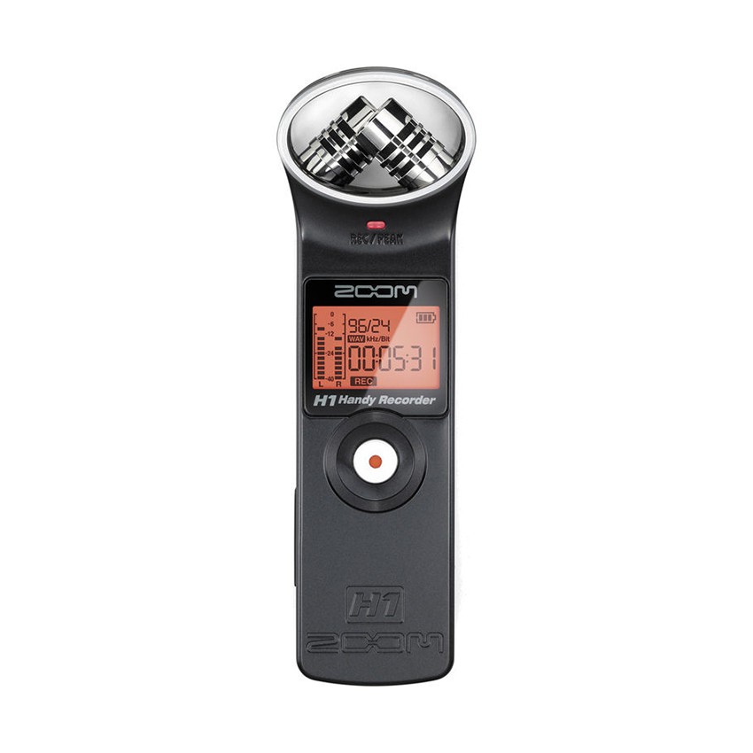 Zoom ไมโครโฟน H1/MB Ultra-Portable Digital Audio Recorder (Metallic Black)