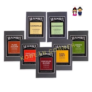 Madura ชาซอง Camomile / Peppermint / Earl Grey / Assam / English Breakfast / Green Tea / Premium Blend from Australia