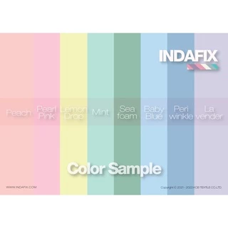 สีย้อมผ้า ยี่ห้อ INDAFIX Pastel Collection (คอลเลคชั่น สีพาสเทล) ขนาด 25 กรัม