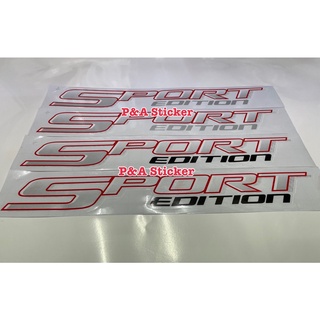 สติ๊กเกอร์สกรีน SPORT EDITION สำหรับรถกระบะ chevrolet ปี2012…