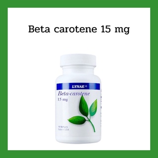 Lynae beta carotene 15mg. 100เม็ด 0468