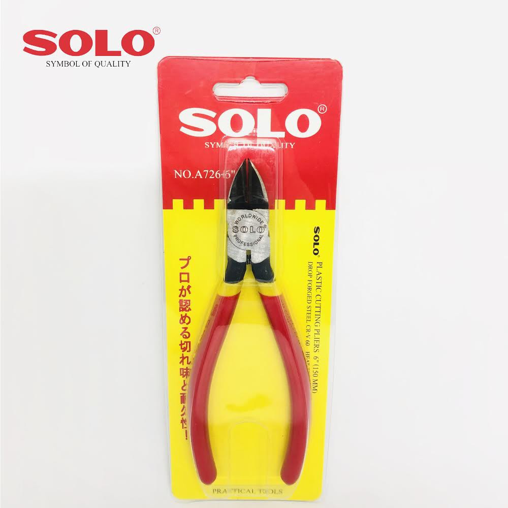 Solo No.A726-6” คีมตัดแต่งพลาสติก รูปที่ 2