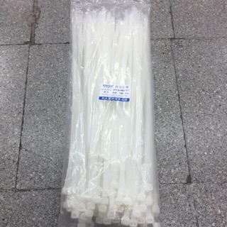 Cable tie เคเบิ้ลไทร์ ขนาด8*400mm. ยาว15.8นิ้ว แบบหนา100ชิ้น