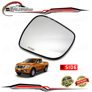 เนื้อเลนส์กระจก ข้าง ขวา ใส่ Nissan Navara NP300 D23 2015 - 2019