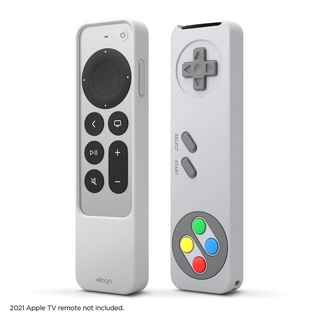 elago เคสสำหรับ 2021 apple TV Siri Remote R4 Case เฉพาะ Gen 6 เท่านั้น (เคสใส่ รีโมท Apple TV รุ่น 2021) Nintendo Style