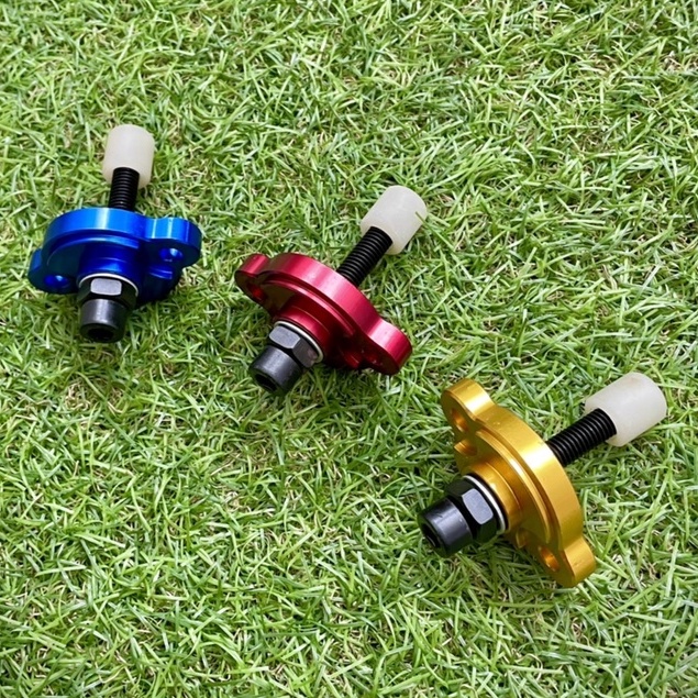 ดันโซ่แต่ง R15 Exciter M-slaz N-max Aerox งานCNC ตัวตั้งโซ่ราวลิ้นแต่งปรับได้ ตัวดันโซ่แต่ง - รูปที่ 2