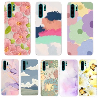 เคส huawei p30 p30 Pro P40 P40 Pro ใส TPU ซิลิโคน เคสนิ่ม