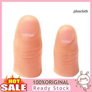 Plu_นิ้วหัวแม่มือปลอม แบบนิ่ม ของเล่นมายากล สําหรับเล่นตลก 5 ชิ้น