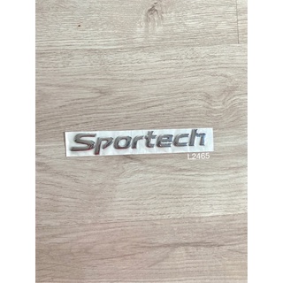 โลโก้ SPORTECH ติดท้ายALMERA ขนาด 15x2.5cm.