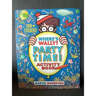 หนังสือกิจกรรม ปกบาง Wheres Wally Party Time! Activity Book