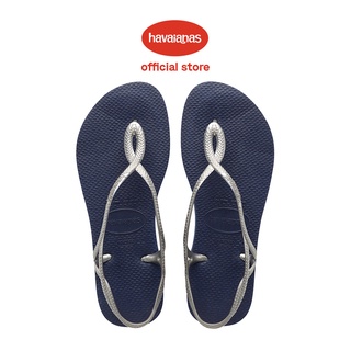 Havaianas รองเท้าแตะ Luna สําหรับผู้หญิง - สีกรมท่า สีฟ้า