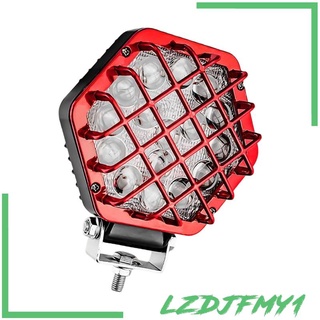 [lzdjfmy1] ไฟสปอตไลท์ LED 48W 5 นิ้ว 16 ดวง 4800LM สําหรับ Forklift SUV Boat ATV UTV Crane