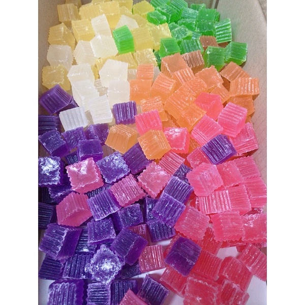วุ้นกรอบคละสีผลไม้ น้ำหนัก2กก.ราคา280บ.พร้อมส่ง