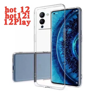 G96(พร้อมส่งในไทย)เคสTPUใสกันกระแทกแบบคลุมกล้องInfinix Note12(G96)/Hot12/Hot 12i/Hot 12Play