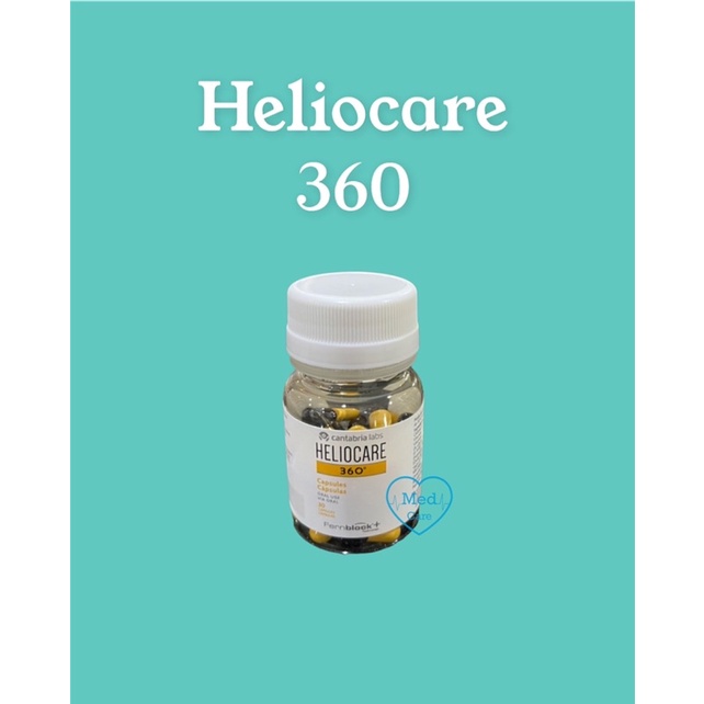 Heliocare 360 เหลืองดำ 30เม็ด