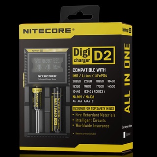 แท่นชาร์จเปล่า NITECORE D2 ชาร์จไฟตรง ของแท้ โค้ดบนกล่องเช็คได้