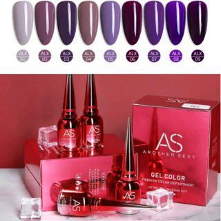 💥AS Nail Gel Polish 15ml/ รุ่น ALX 💥