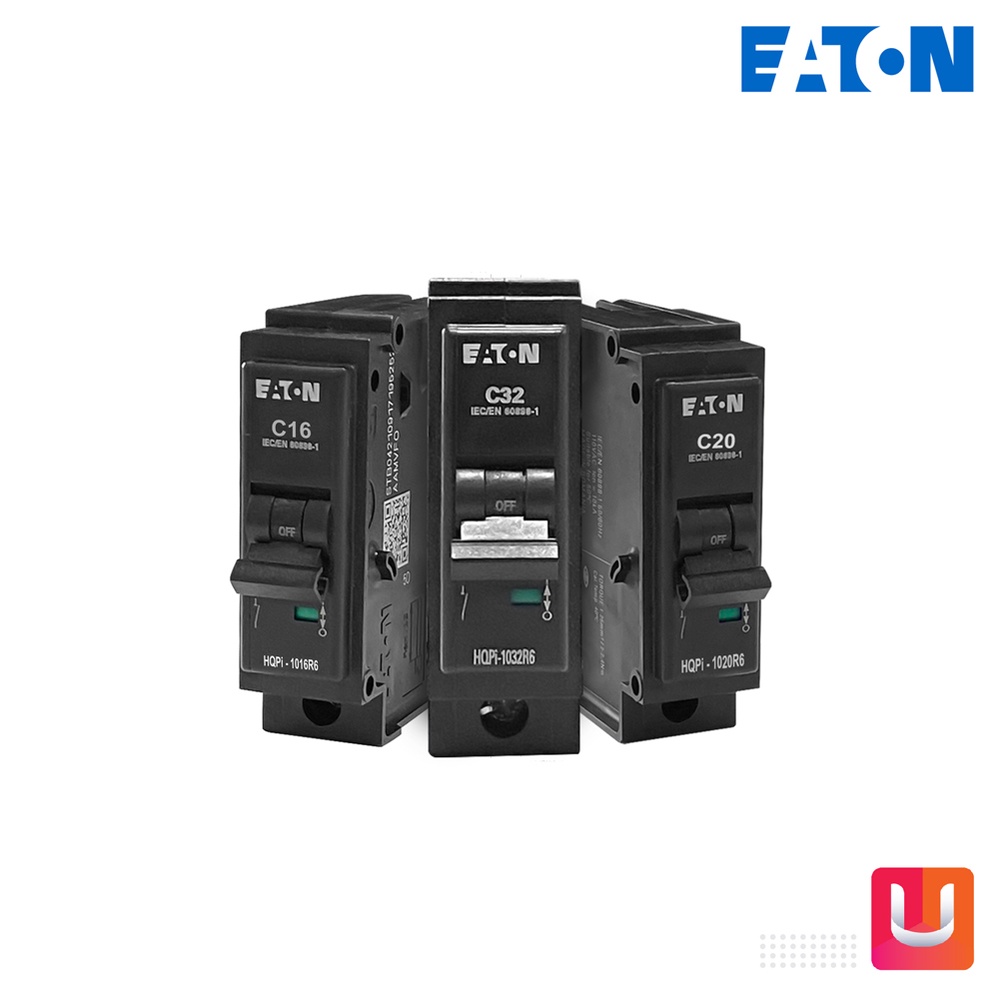 EATON เซอร์กิตเบรกเกอร์ MEM Series MCB plug-in type 1P 16-40A 6kA รุ่น HQPi-1016-40R6 สั่งซื้อได้ที่ร้าน Uelectric