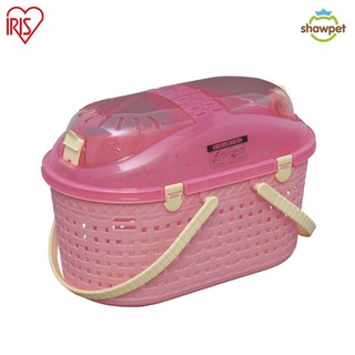 Iris Pet Carrier กรงหิ้ว กล่องใส่สัตว์เลี้ยง กรงเดินทาง สำหรับสุนัขและแมว MPC450 สีชมพู