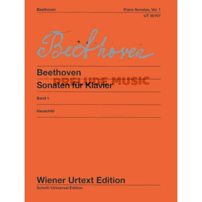 (โค้ดINCSM2Lลด70฿) Beethoven Piano Sonatas op. 2 - op. 22 Band 1