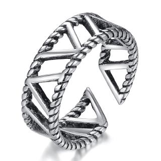 Silver S925 Ring Bridge แหวนแฟชั่นสไตล์พังก์ แหวน Ring Fashion Accessories TY5