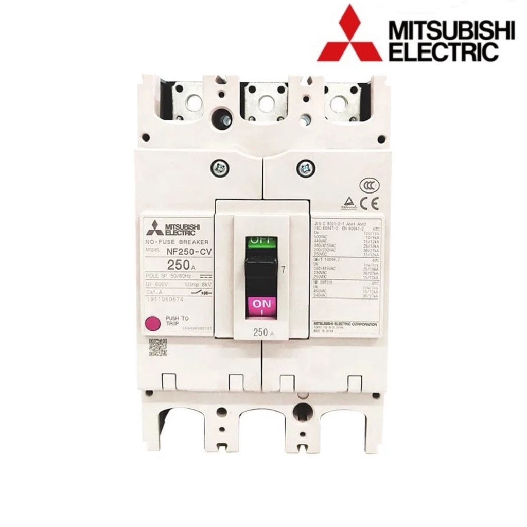 เบรกเกอร์ Mitsubishi NF250-CV 3P 150A 175A 200A 250A มิตซูบิชิ NF250 CV