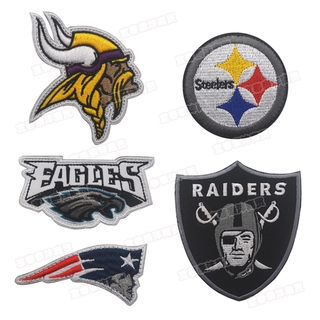 Nfl American Football / Major League / แผ่นป้ายปักลายสําหรับติดตกแต่งเสื้อผ้า