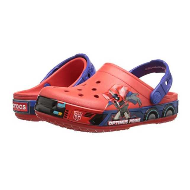 optimus prime crocs
