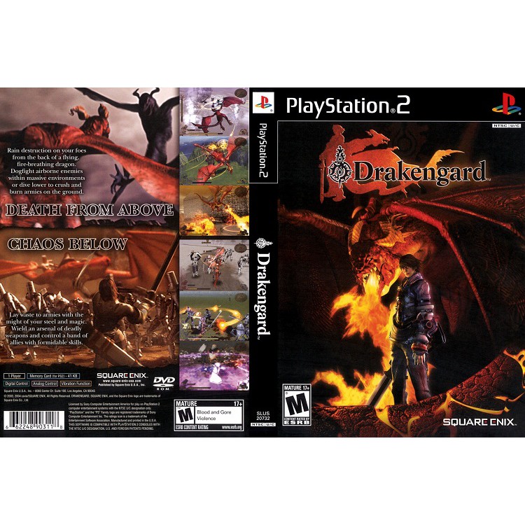 DRAKENGARD 1 [PS2 US : DVD5 1 Disc]