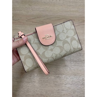 COACHแท้พร้อมส่ง 💯 COACH Wallet คล้องเเขน