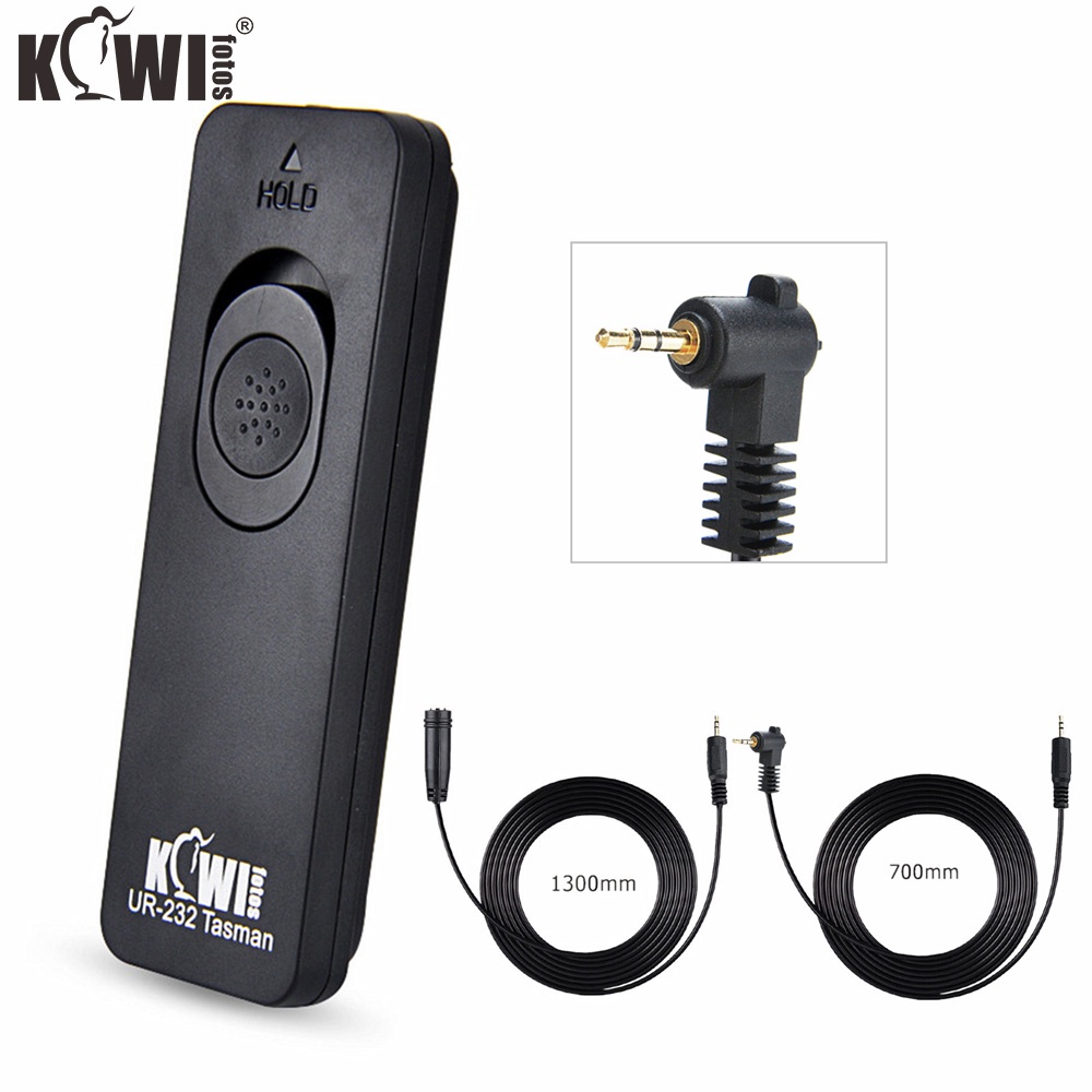 Kiwifotos รีโมตกดชัตเตอร์ RS-60E3 สําหรับ Canon EOS R R6 RP M5 M6 MarkII 90D 80D 77D 70D 60D 60Da 85