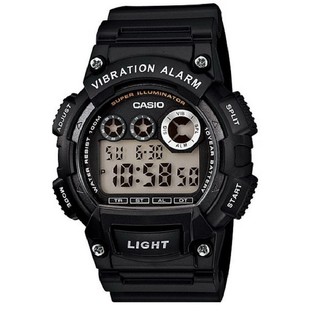 Casio นาฬิกาข้อมือผู้ชาย สายเรซิ่น รุ่น W-735H-1VDF - Black