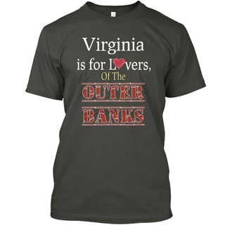 คอลูกเรือเสื้อยืด ลาย Virginians Love The Outer Banks สําหรับผู้ชายS-5XL