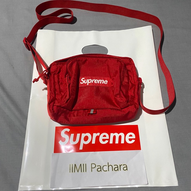 Supreme Shoulder Bag Red ss19 🌟Used Like New🌟 ของแท้‼️