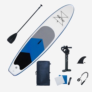 Blue สีเทา Paddle Board เรือพอง Paddle Board น้ำฟิตเนสกระดานโต้คลื่นมือพายรองเท้ากีฬาแผ่นรอง Sup SB6038