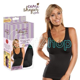 Cami Shaper by genie 3 in 1  เสื้อชั้นใน Body Perfect Slimming underwear (Size L) - สีดำ