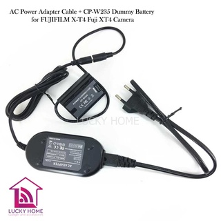 Dummy Battery แบตดัมมี่ AC Power Adapter Cable + CP-W235 Dummy Battery for FUJIFILM X-T4 Fuji XT4 Camera ประกัน 1 เดือน