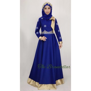 Dress Muslim BD010 ชุดอิสลาม สวยๆ เดรสมุสลิม ชุดเดรสอิสลาม พร้อมผ้าคลุม ชุดรายอมุสลิม แฟชั่นมุสลิม เสื้อผ้ามุสลิม อะบายา