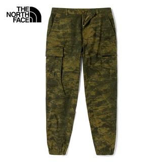 THE NORTH FACE M AOP CARGO JOGGER - AP เสื้อผ้าลำรอง กางเกงขาสั้น MILITARY OLIVE CLOUD CAMO WASH PRINT